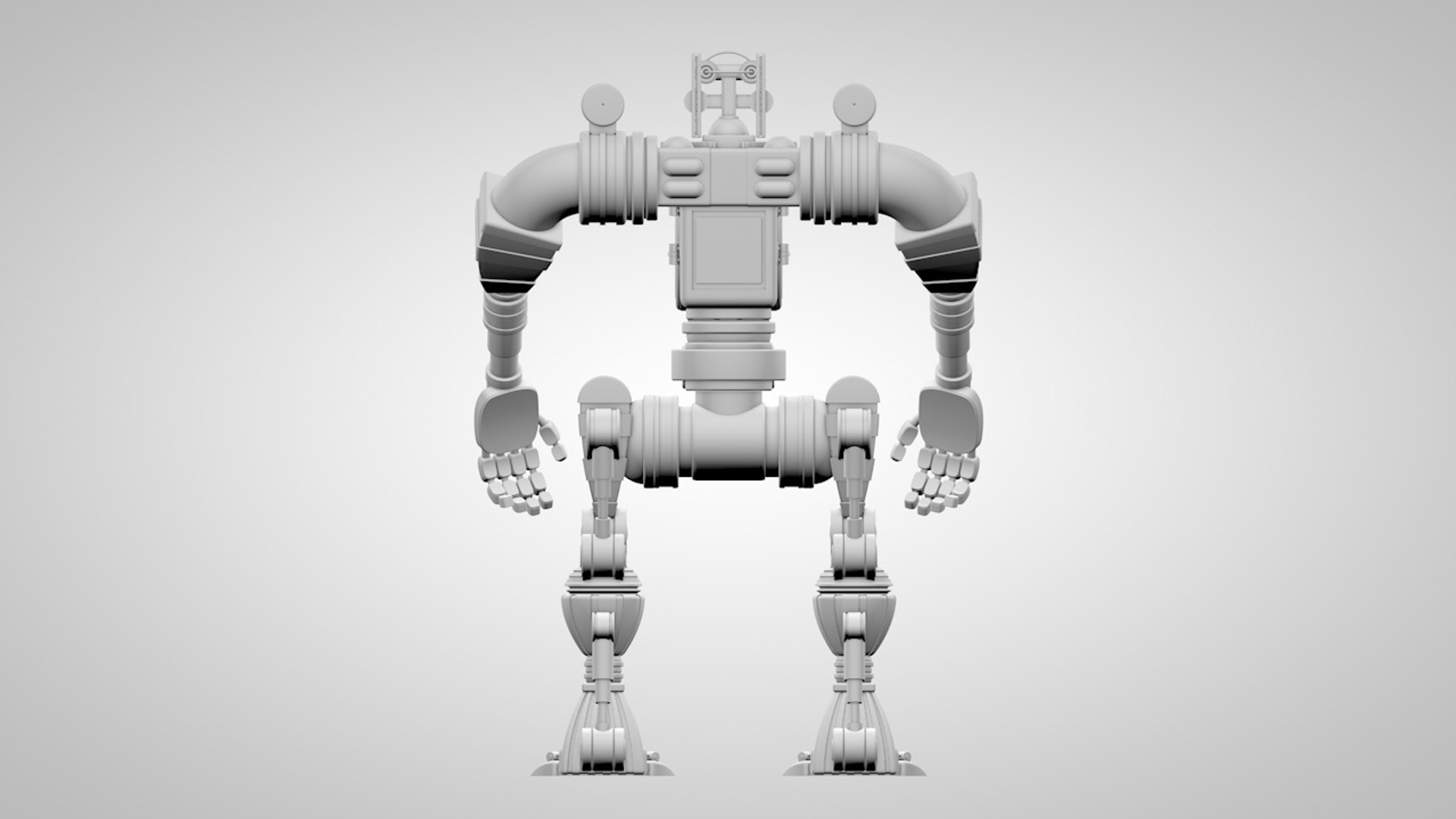 Free 3ds Model Robot 02 Cockpit
