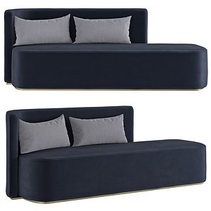 3D model Chaise Longue Virna