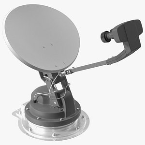 Automatic Multi Satellite TV Antenna 3D