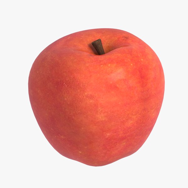3D model realistic apple