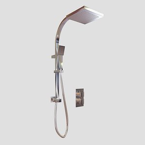 modern shower 3d dwg