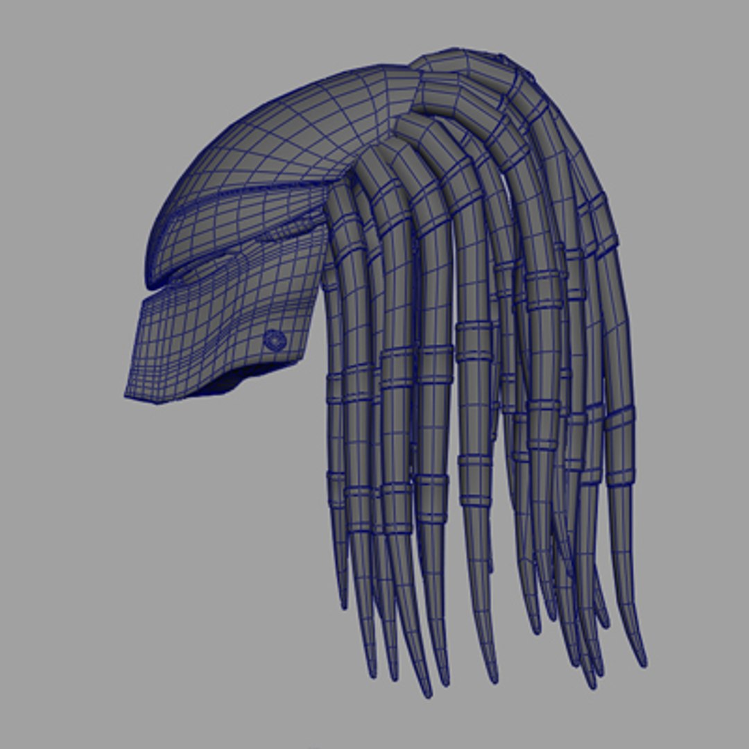 Predator Mask 3d Model