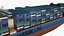3D container ship mary maersk