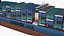 3D container ship mary maersk