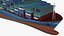 3D container ship mary maersk