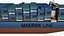 3D container ship mary maersk