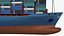 3D container ship mary maersk