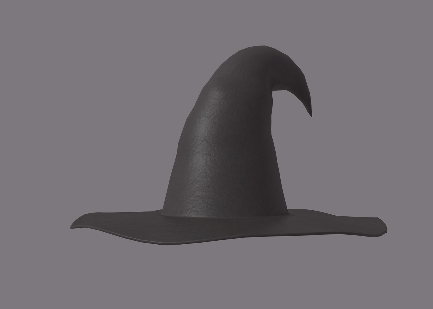 3D witch hat https://p.turbosquid.com/ts-thumb/9g/Oc7jX9/JiHAAtUT/screenshot20200818at10.04.46am/png/1598345420/1920x1080/fit_q87/a142d4508fa8377ce89551e109b0a865f9570fb4/screenshot20200818at10.04.46am.jpg