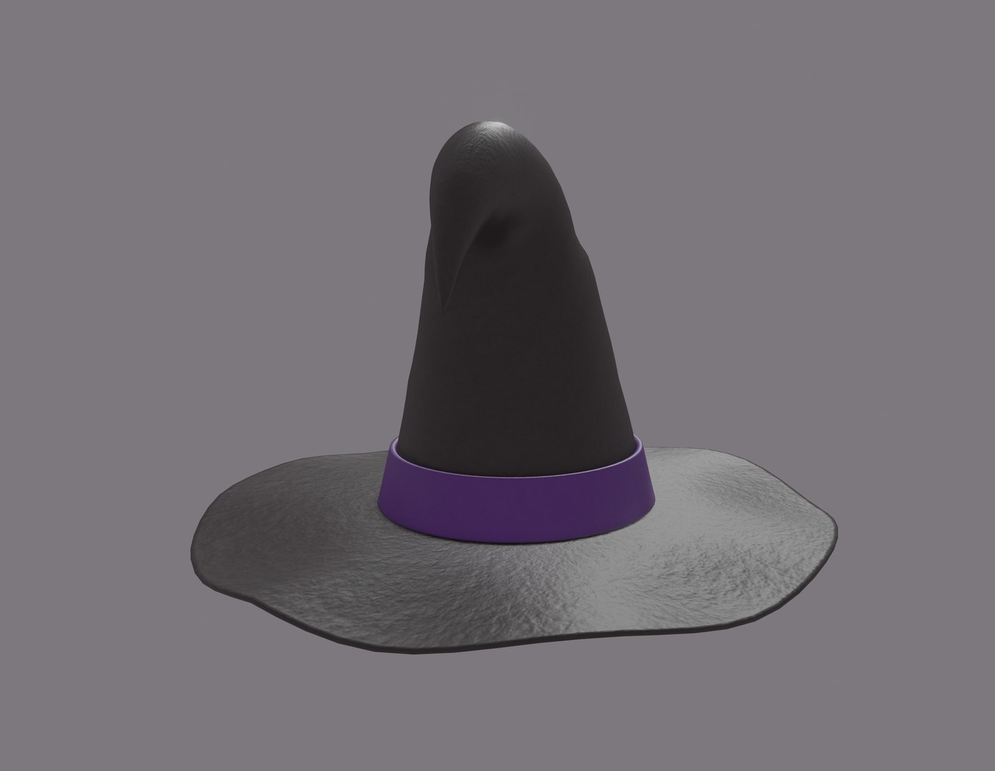 3D witch hat https://p.turbosquid.com/ts-thumb/9g/Oc7jX9/heSm9FFX/screenshot20200818at10.03.54am/png/1598345340/1920x1080/fit_q87/143a1aa4ada0658448e39408e451deb22efb74dc/screenshot20200818at10.03.54am.jpg