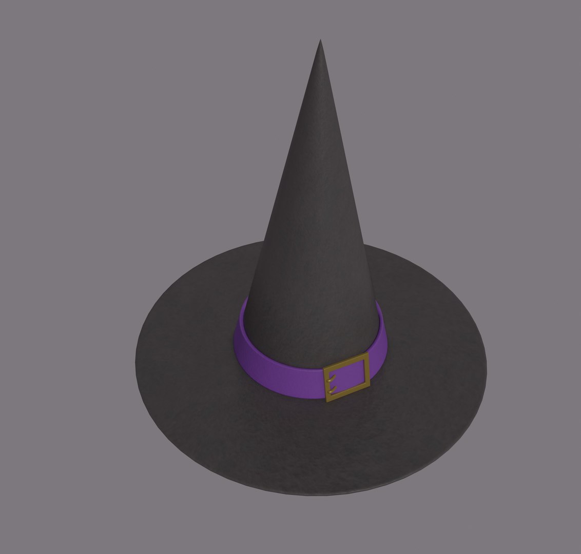 3D witch hat https://p.turbosquid.com/ts-thumb/9g/Oc7jX9/nNMUzQCb/screenshot20200818at10.04.52am/png/1598345416/1920x1080/fit_q87/f0d4d172052f7d013d8094ad4c5cd360a039dd58/screenshot20200818at10.04.52am.jpg