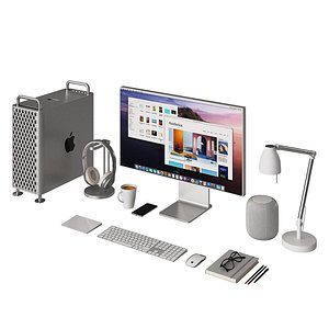 apple mac pro 3D model