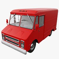 Chevrolet P30 step van Red