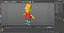 Bart Simpson Character A-pose