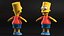 Bart Simpson Character A-pose
