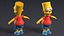Bart Simpson Character A-pose