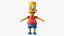 Bart Simpson Character A-pose