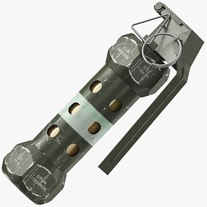 M84 Stun Grenade 01 model
