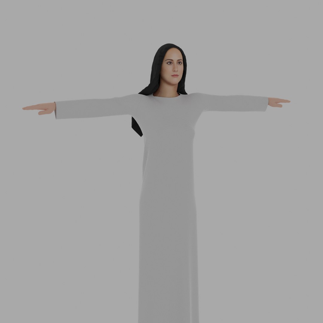 Arab Woman 3D Model - TurboSquid 2021646