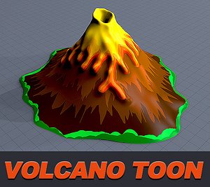 Volcano Cartoon