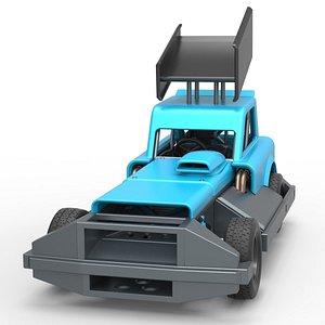 3D New Zealand Superstock car Version 3 Scale 1 to 25