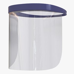 visor protection glass v2 3D model