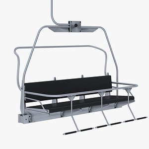 3D Ski Lift Cabin model
