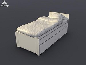 3d robin bed frame model