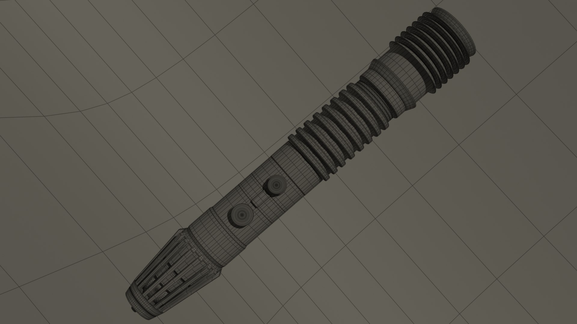 3D lightsaber mace windu model TurboSquid 1429205