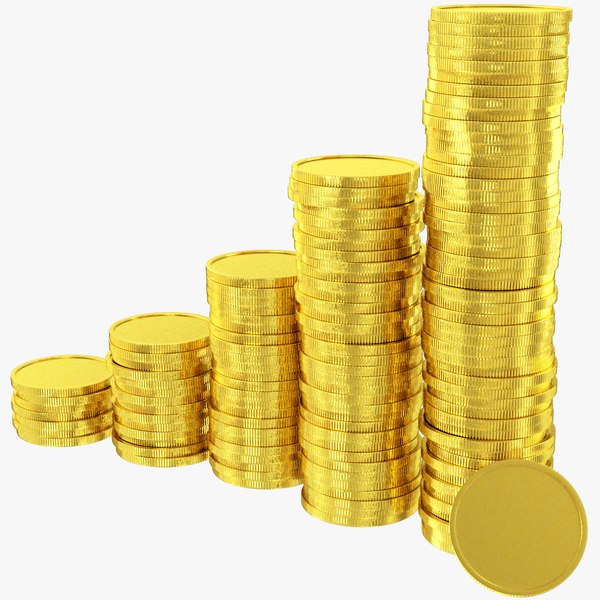 3D Coins Stacks V1