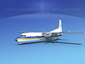 fairchild airliner obj