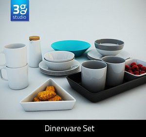 3d dinnerware set