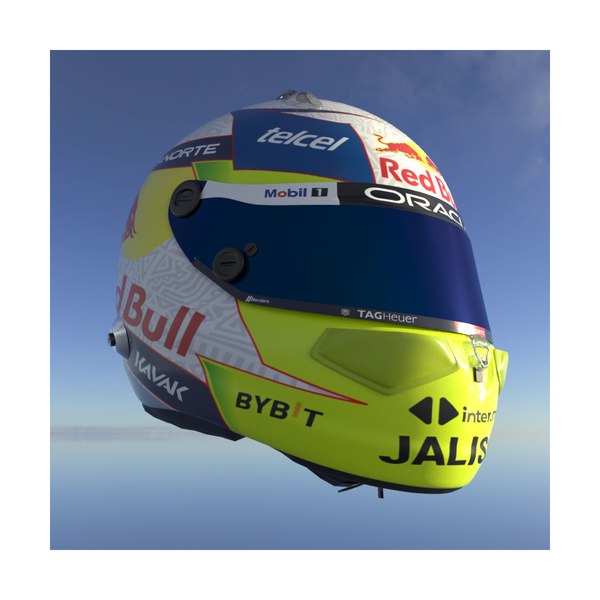 CHECO PEREZ HELMET 2023 3D 모델 - TurboSquid 2100348