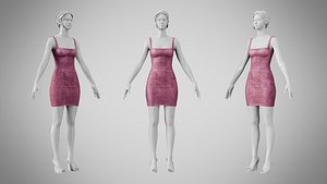 Dress 52 Dusty Rose Velvet