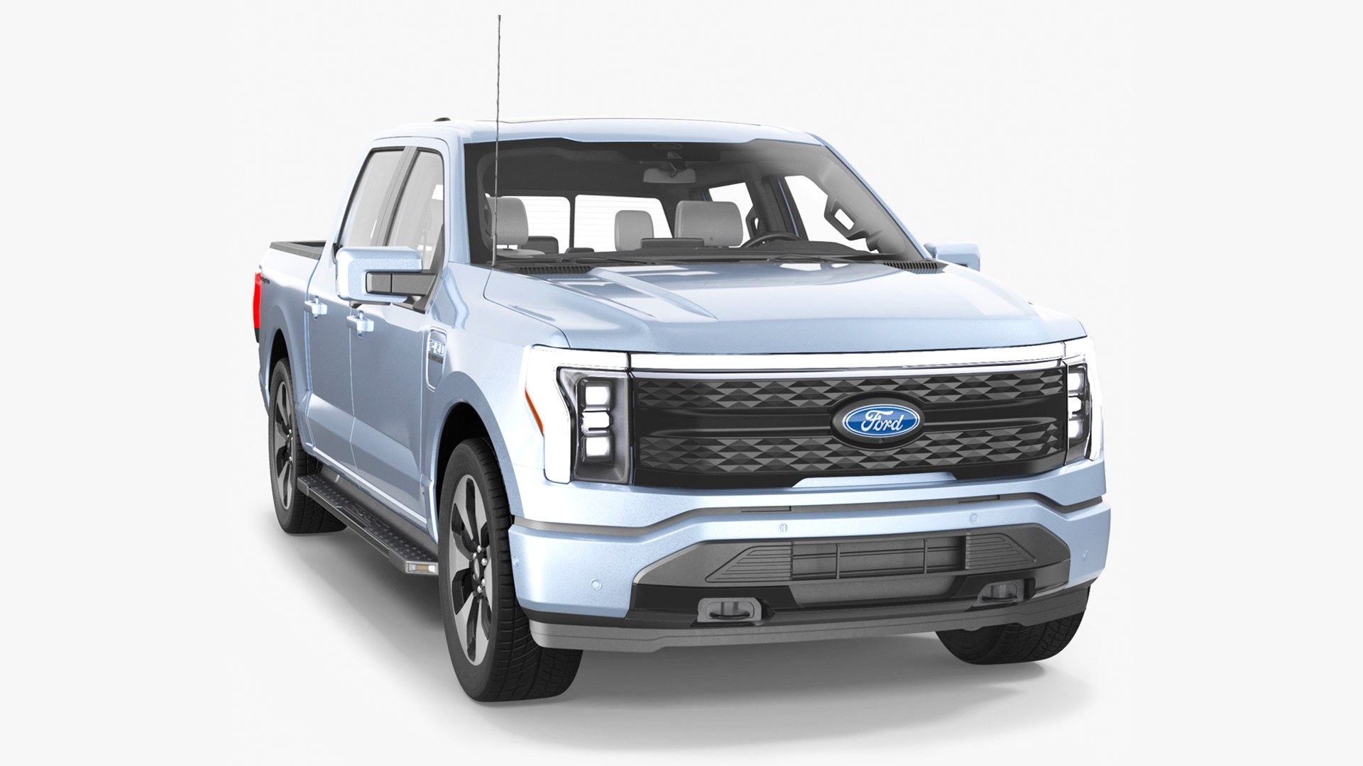 Ford F-150 Lightning Light 3D model preview