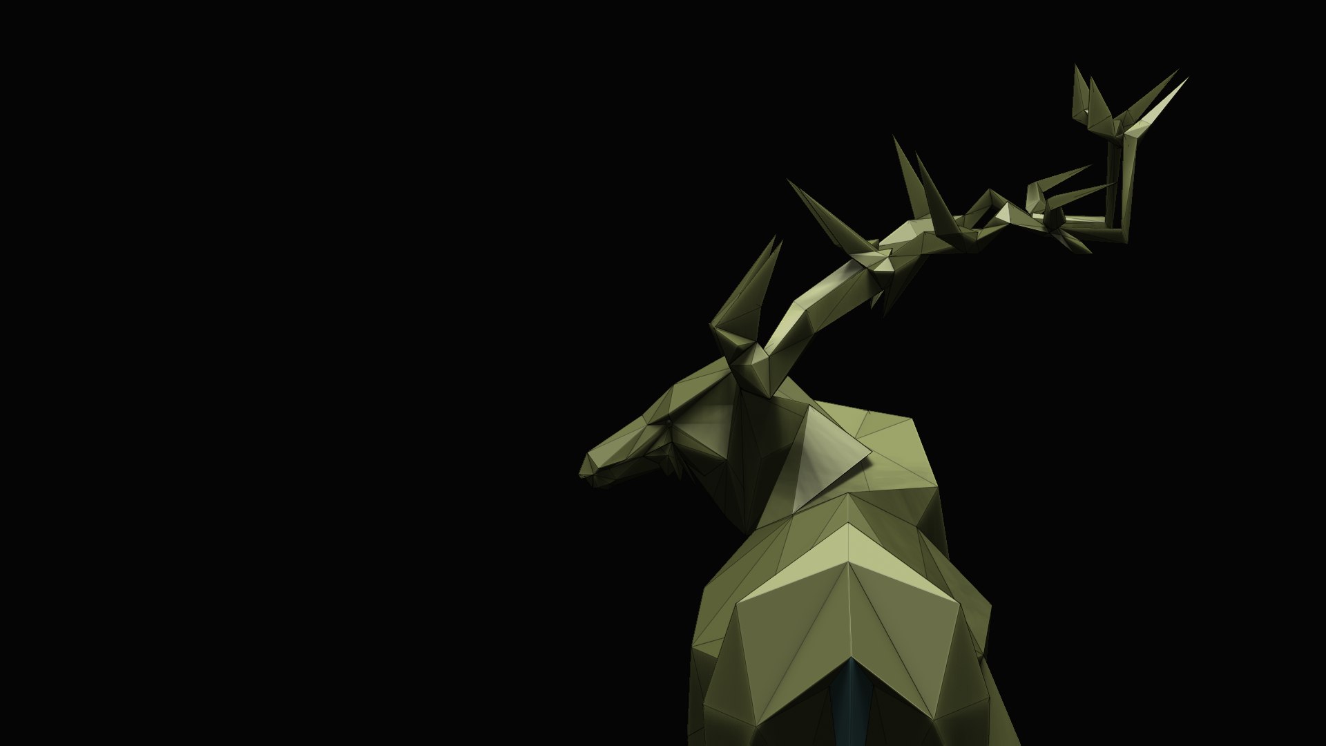 Elk Low-poly Model - TurboSquid 2041540