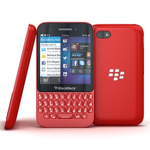 obj blackberry q5 red