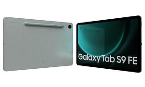 3D Samsung Galaxy Tab S9 FE Green