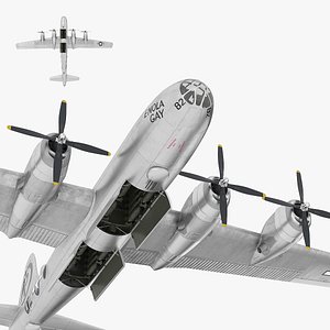 Boeing B-29 Enola Gay Flying