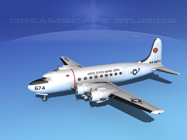 3D model propellers douglas r5d - TurboSquid 1307607