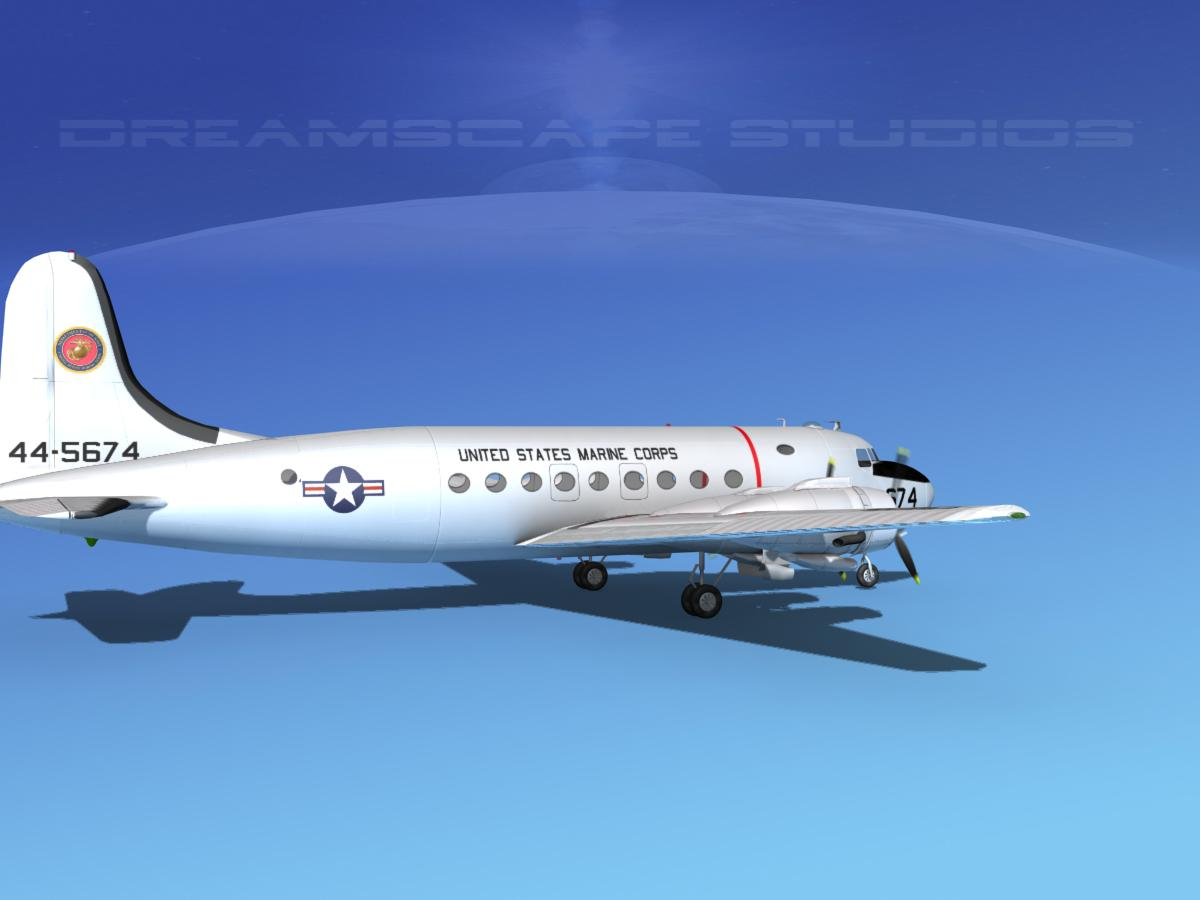 3D model propellers douglas r5d - TurboSquid 1307607