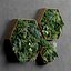 decorative green moss set 3D model