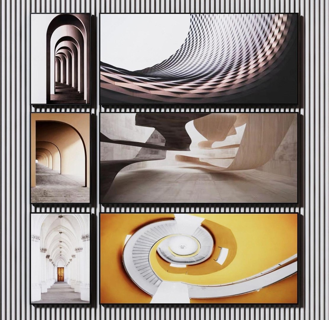 Modern Hanging Picture Combination Model model - TurboSquid 2062554