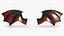 3D dark demon wings 1