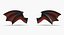 3D dark demon wings 1