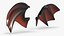 3D dark demon wings 1