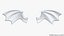 3D dark demon wings 1