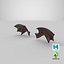 3D dark demon wings 1