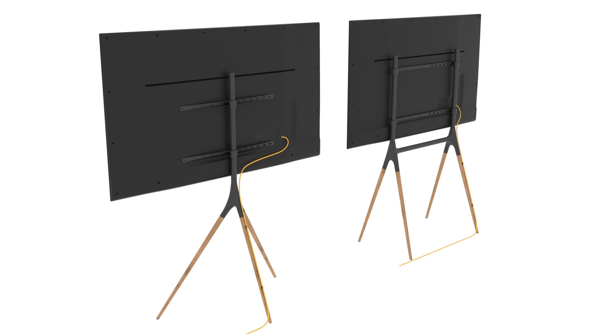 Kanva Quad And Tripod TV Stand 3D Model - TurboSquid 2025006