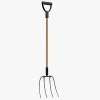 Four-tined pitchfork