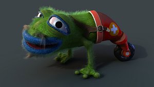 3D model Strange frog